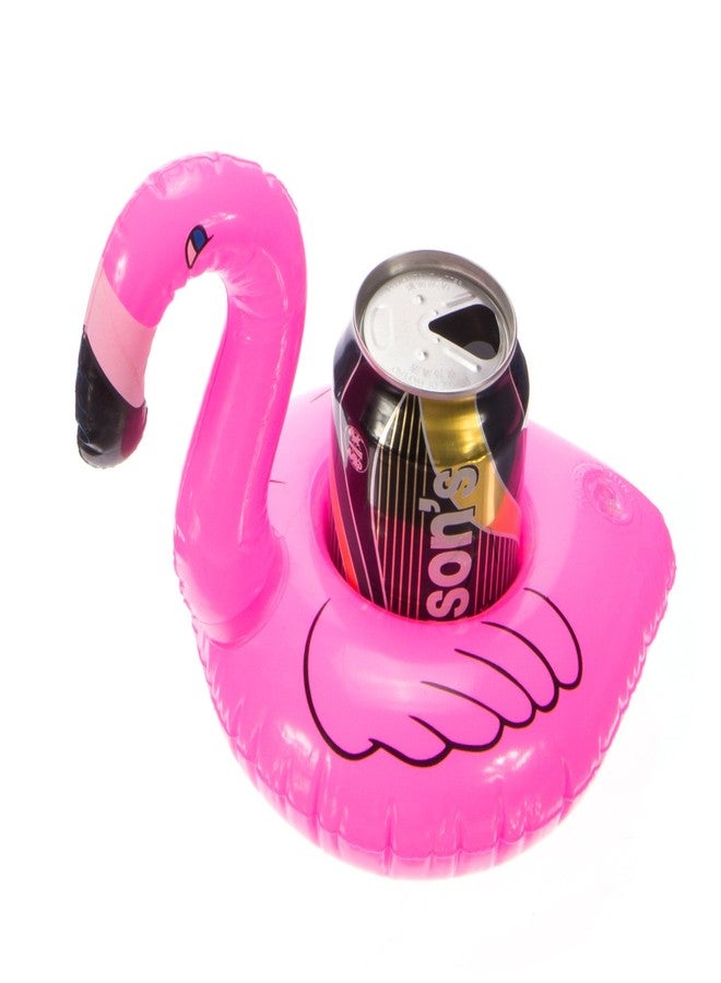 Nyrwana Cazul Goods Inflatable Pool Drink Holder Floats - 3 pieces Flamingo and 3 pieces Palm Tree Design (Set of 6) - Image 4